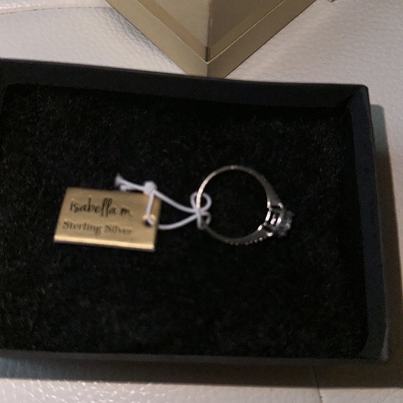 Isabella M sterling silver engagement ring 💍 - Picture 2 of 6